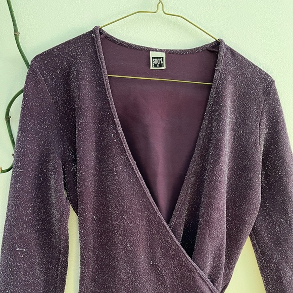 90s wrap top - Picture 3 of 4